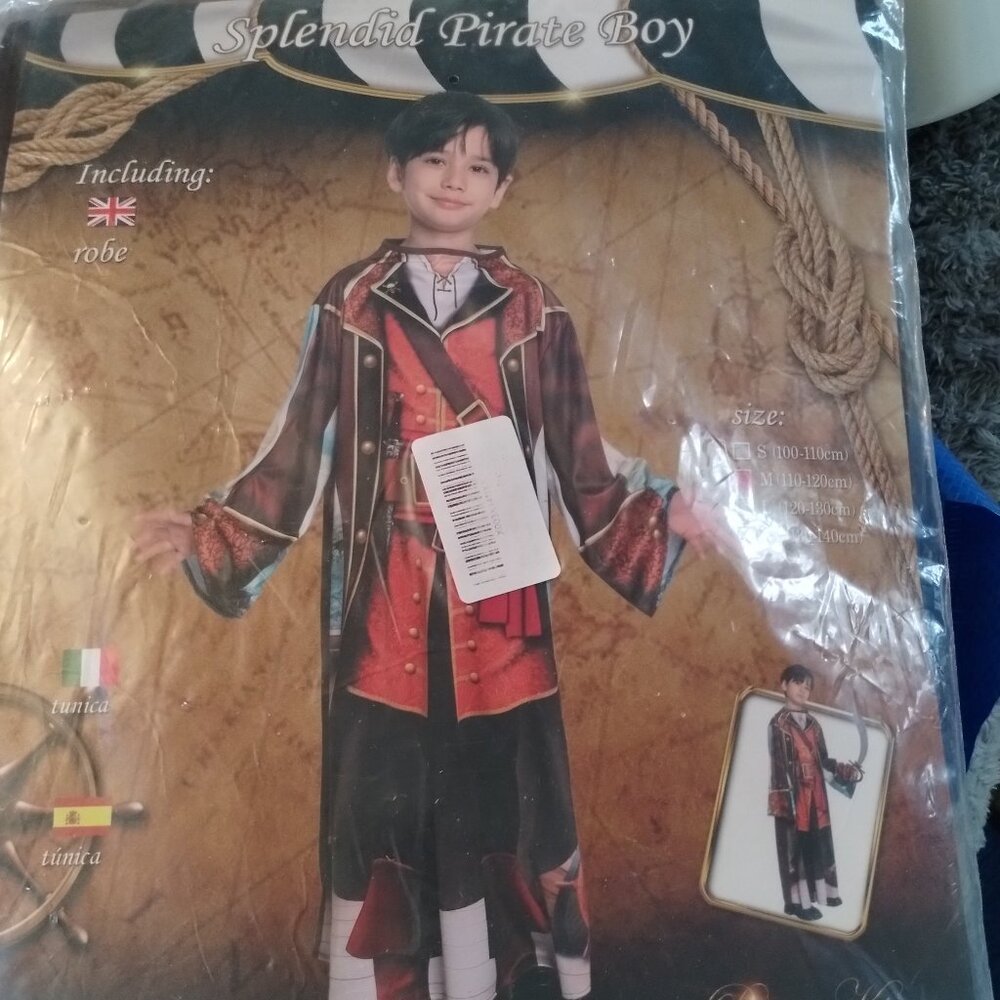 Splendid Pirate Boy (M) One Piece Costume